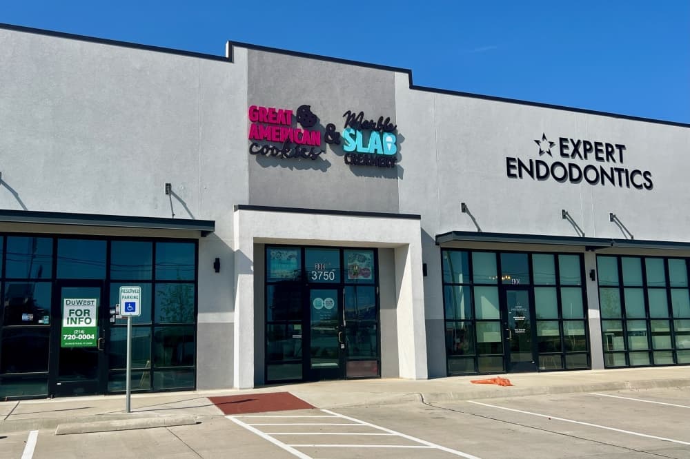 Exterior of the shop