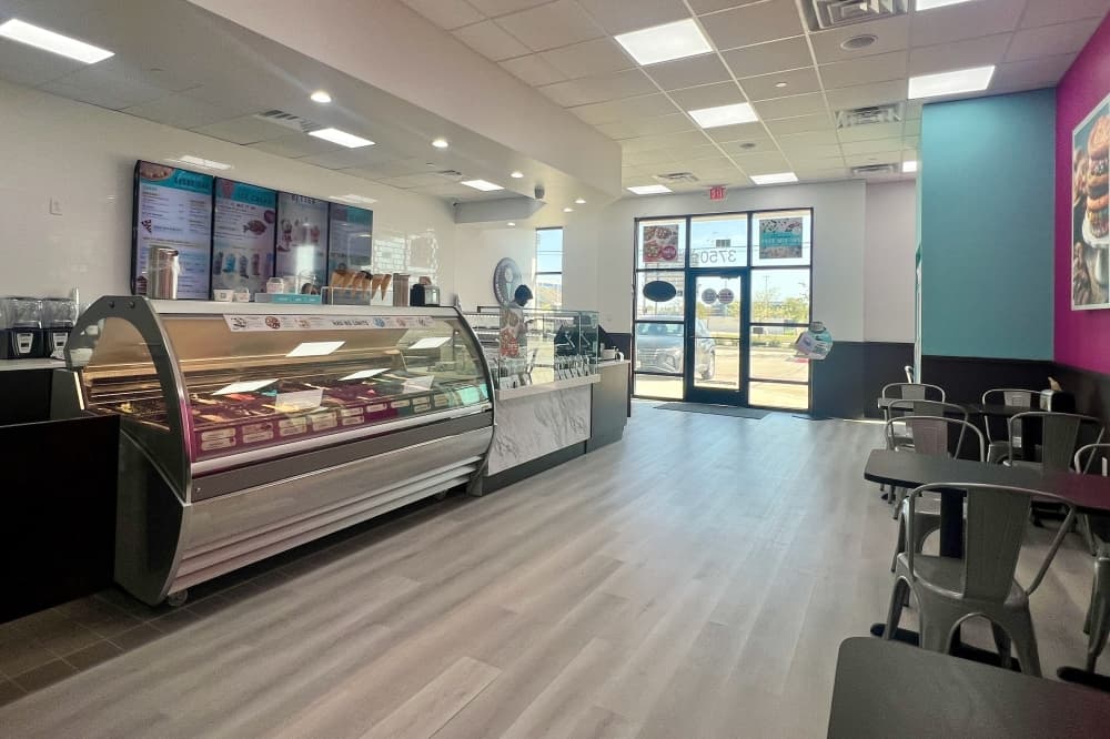 Interior of the shop