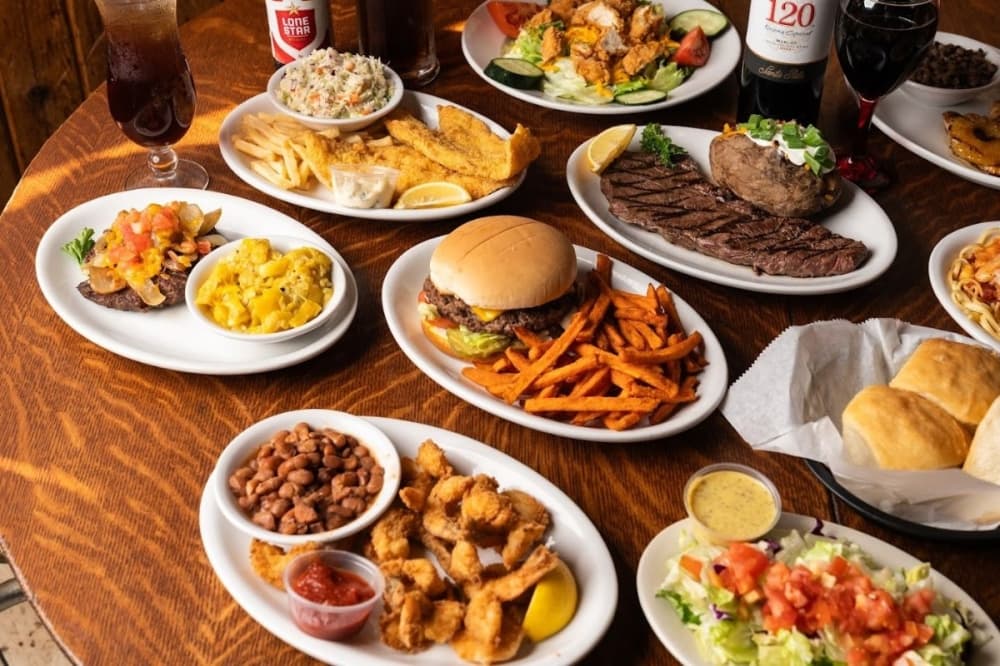 The restaurant serves a variety of dishes, including chicken fried steak, pork chops and blackened catfish. (Courtesy Goodson's Cafe)