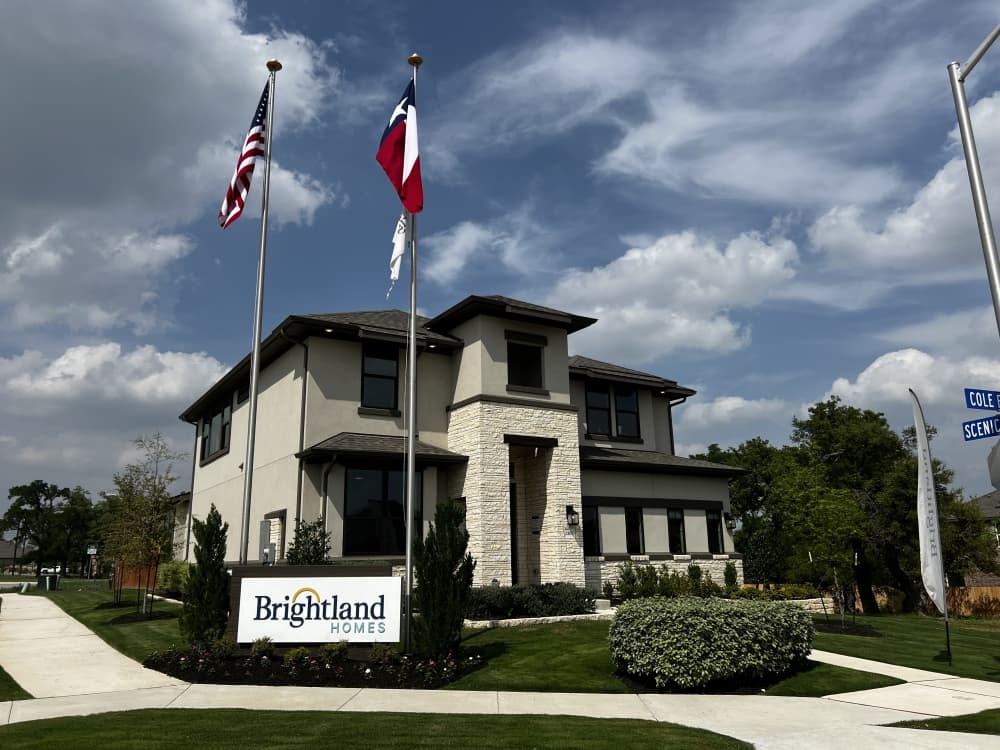 brightland homes model home 