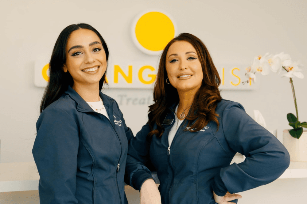 Two staff members