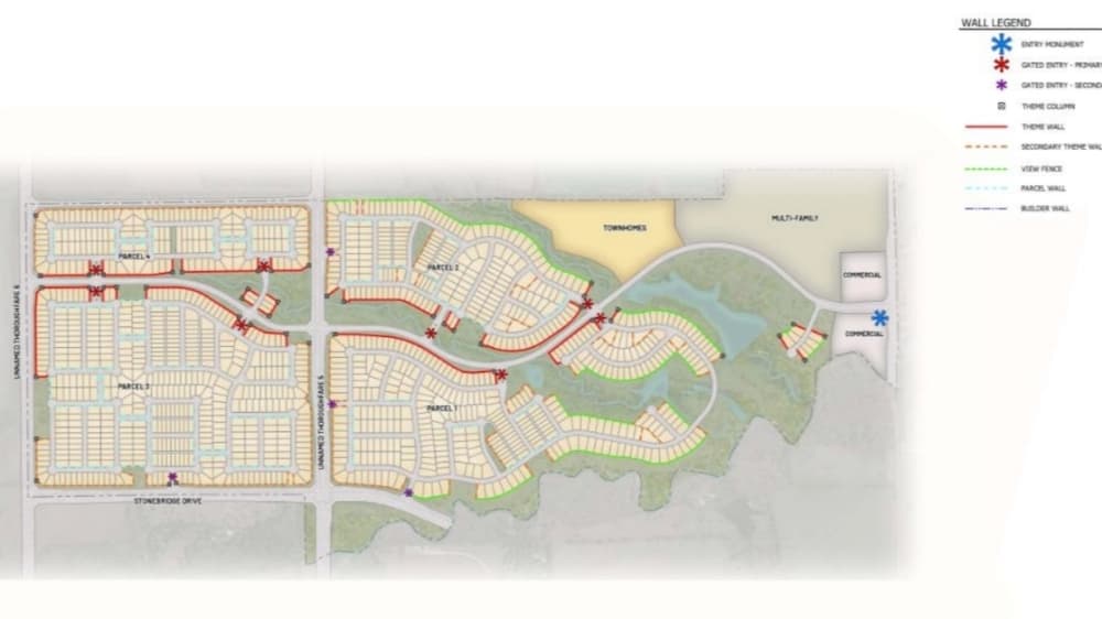 A community called Aster Park in McKinney will have around 1,100 homes. 