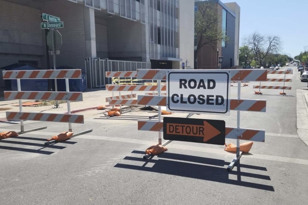 Road construction may affect library parking in Round Rock