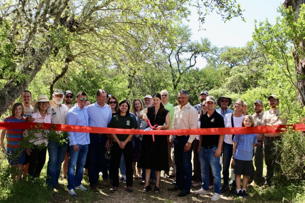 Limestone Link trail opens in Edwards Aquifer Recharge Zone