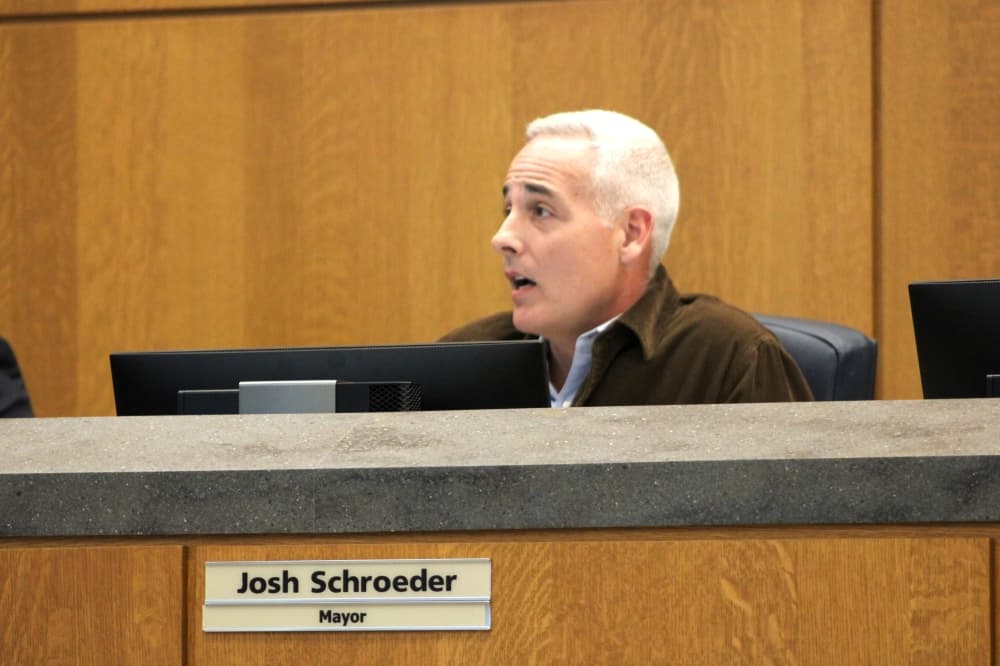 Georgetown Mayor Josh Schroeder asked Parkhill staff to return to city council with cost estimates for creating athletic fields at the city's two future parks, Southeast and Westside. 