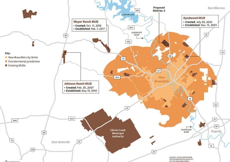 New Braunfels-area MUD proposals grow