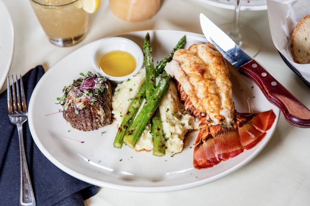 shrimp and steak