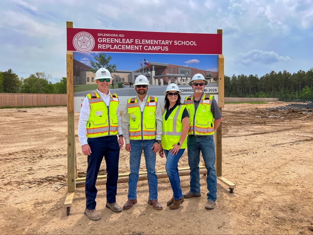 Splendora ISD holds groundbreaking ceremony for Greenleaf Elementary replacement campus