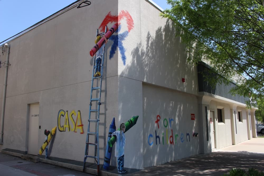 CASA of Collin County mural