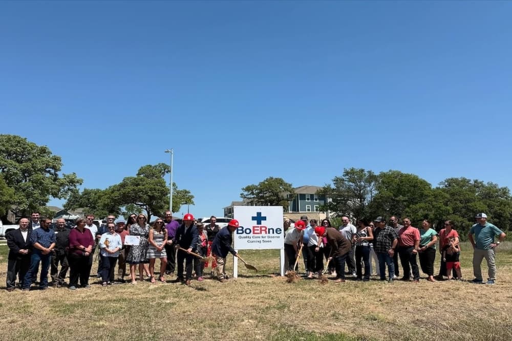 Boerne Emergency Room breaks ground off Herff Road