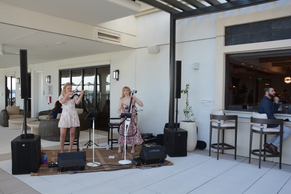 The grand opening celebration for Thirty-One Eleven Sunset included live music. 