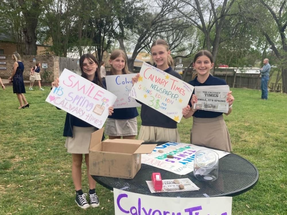 Calvary Episcopal School students