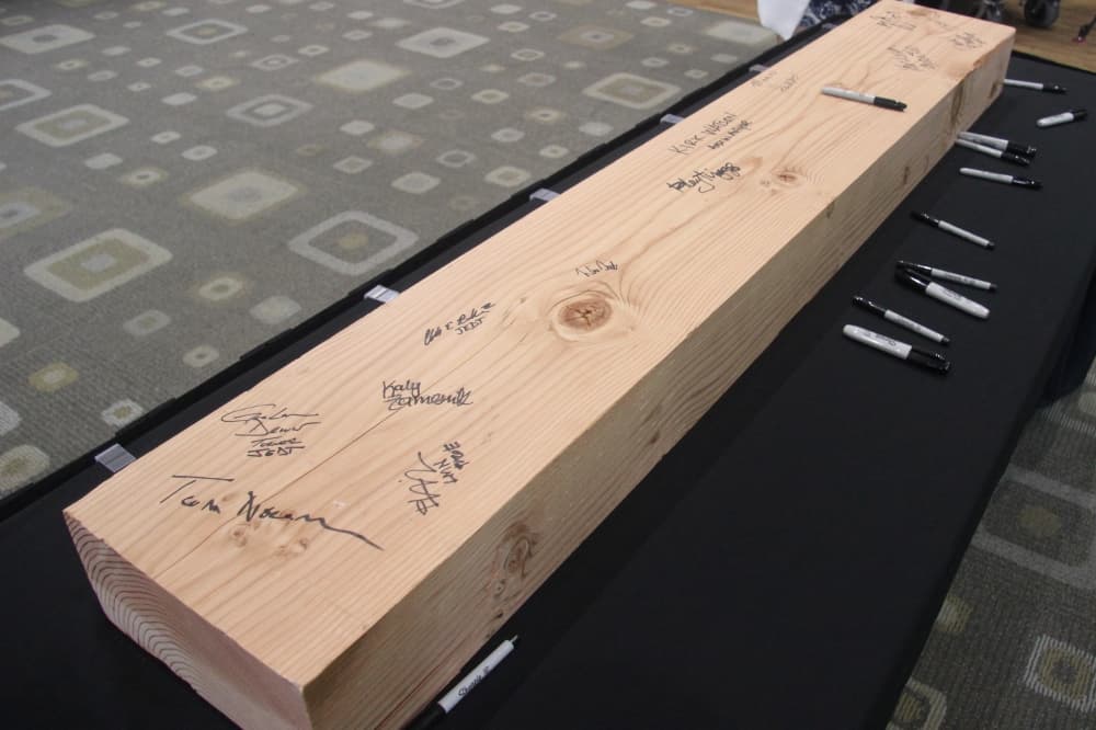 Austin convention center beam signing