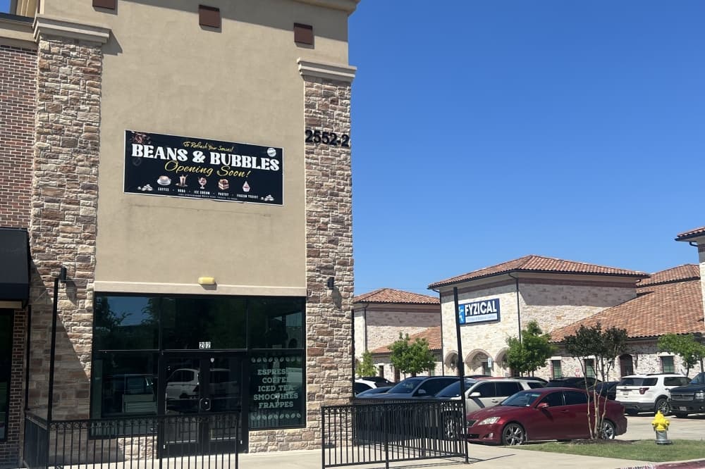 Beans & Bubbles coming soon to Frisco