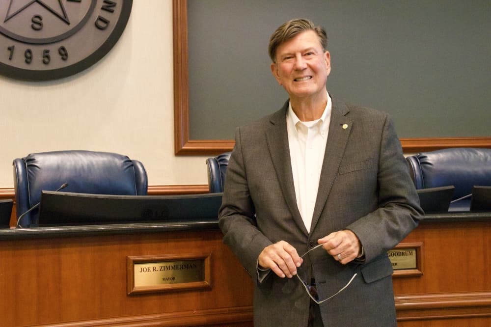 Sugar Land Mayor Joe Zimmerman reflects on 9 years of service