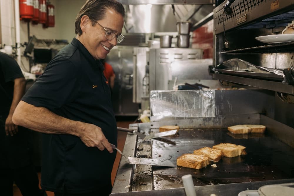 Owner Drew Glick has worked in the food service industry since he was a child. (Courtesy Max and Louie's New York Diner)
