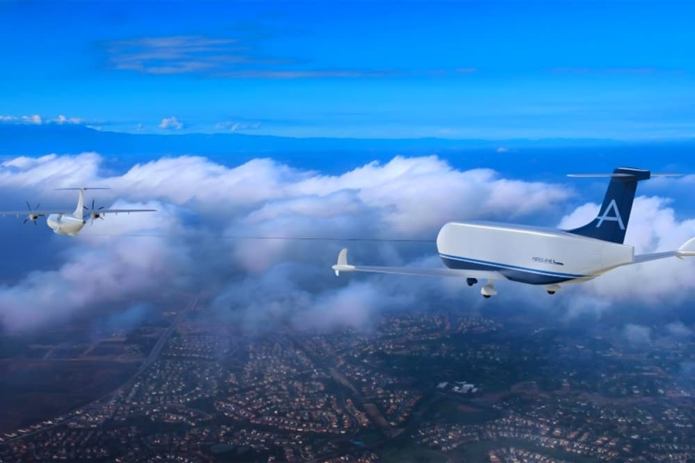 Aerolane lands on Perot Field for flight operations center