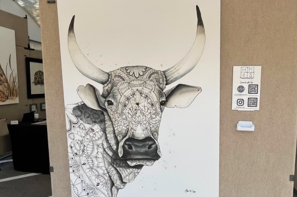 Cow drawing