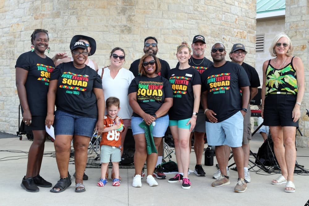 An image of a previous year's Juneteenth Block Party. 