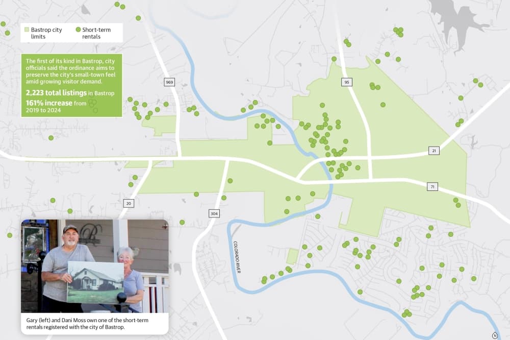 Short-term rental surge prompts rules in Bastrop