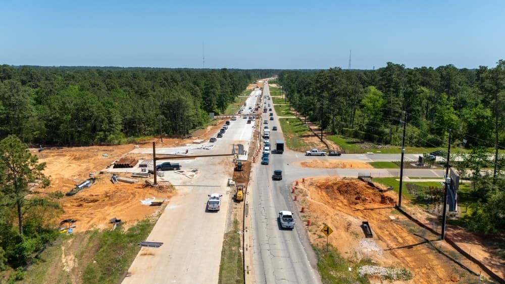 FM 1488 construction continues as local businesses feel effects