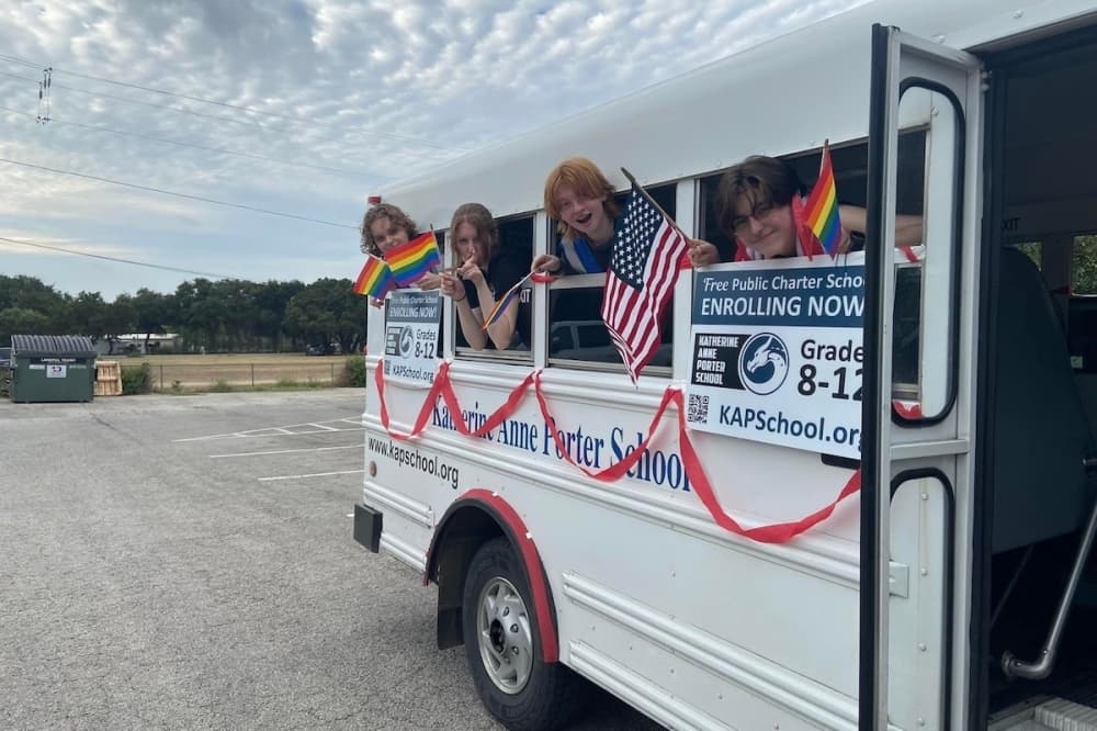 Katherine Anne Porter School is a free, public, open-enrollment charter high school in Wimberley. (Courtesy Katherine Anne Porter School)
