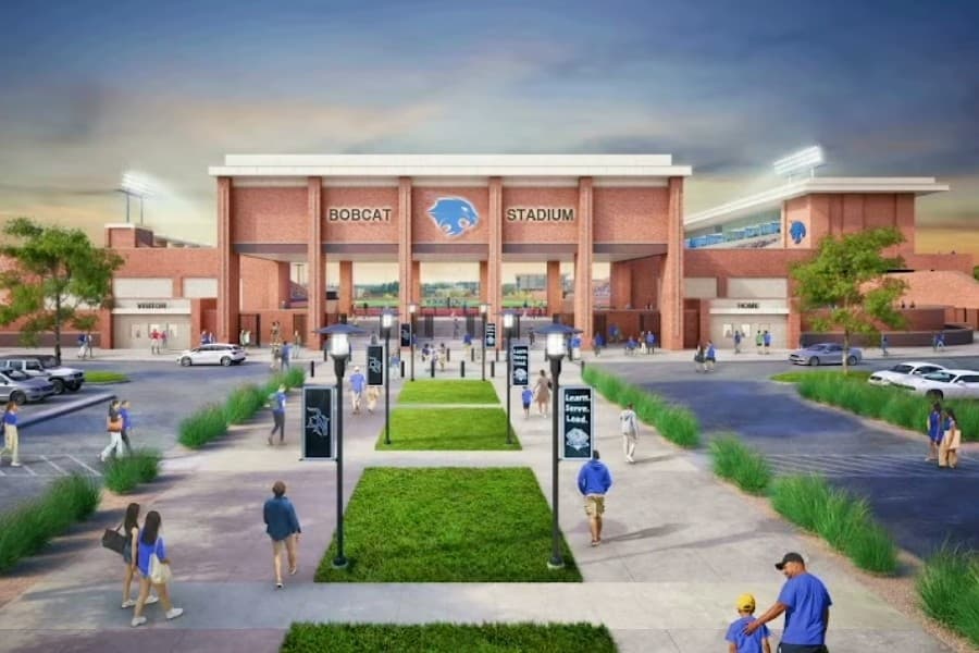 football stadium rendering 