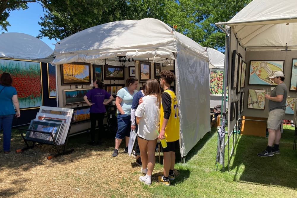 People at Cottonwood Art Festival