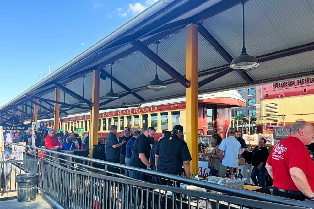 people at event