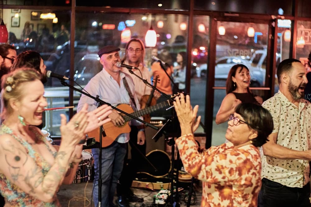 Austin-based Latin Dukes performed during the 10-year anniversary celebration of Cuba512 in South Austin. (Courtesy Cuba512)