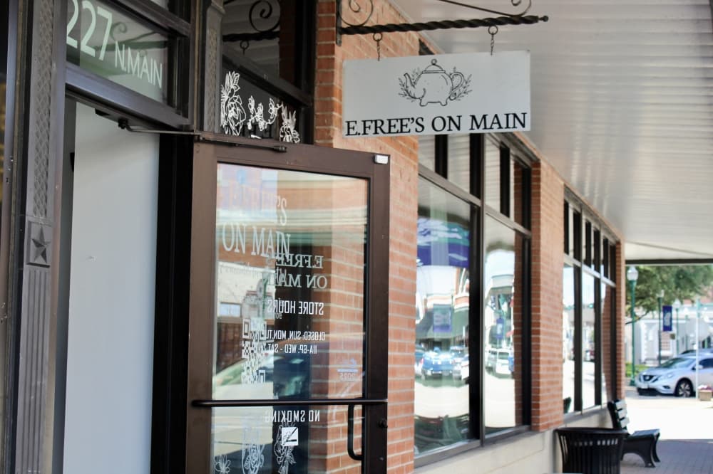 E. Frees On Main front