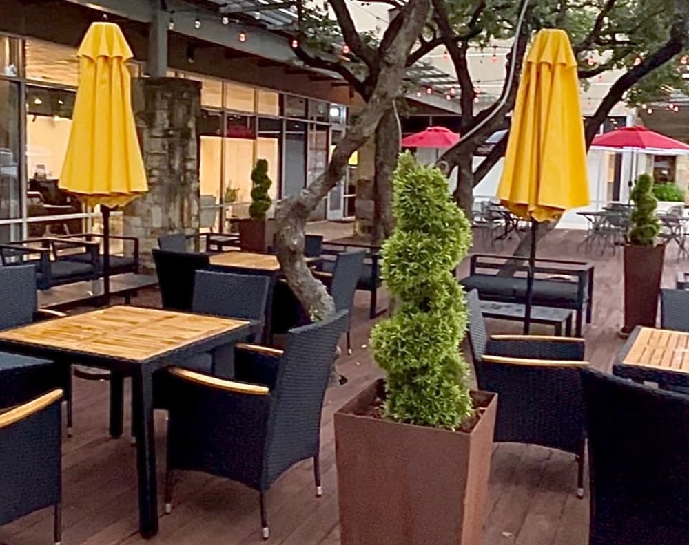 outdoor seating 