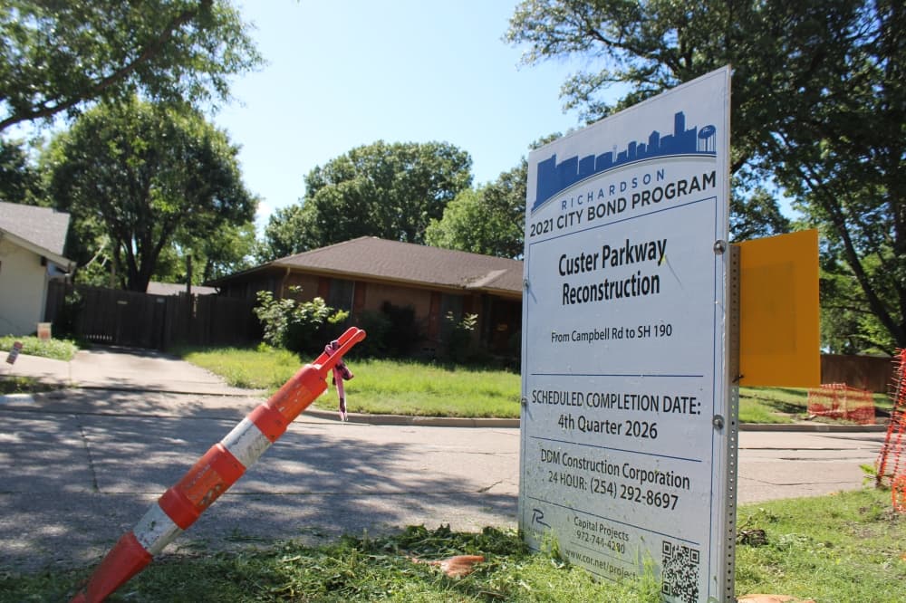 Sanitary sewer installation expected to begin on Richardson’s Custer Parkway project