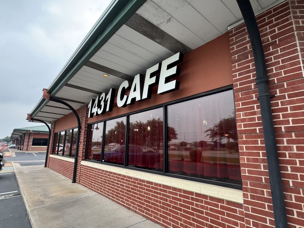 Exterior of a diner.