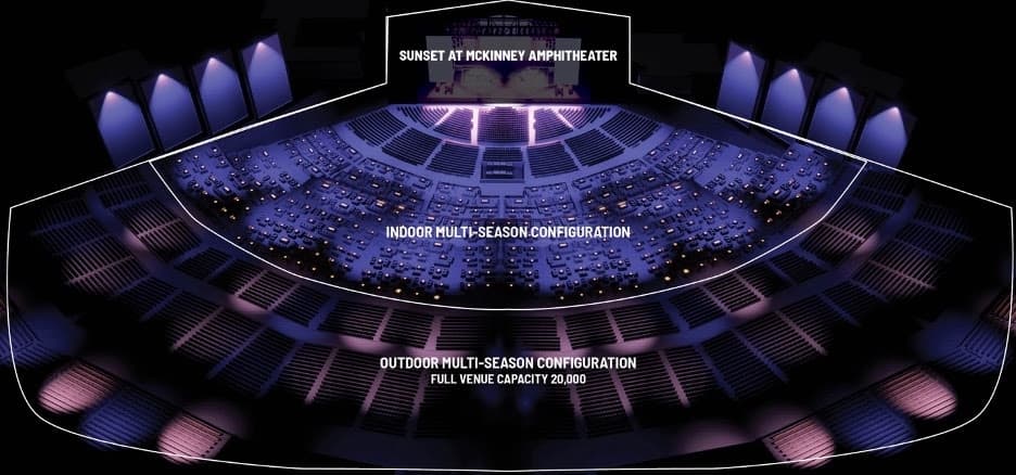 rendering of a large concert venue