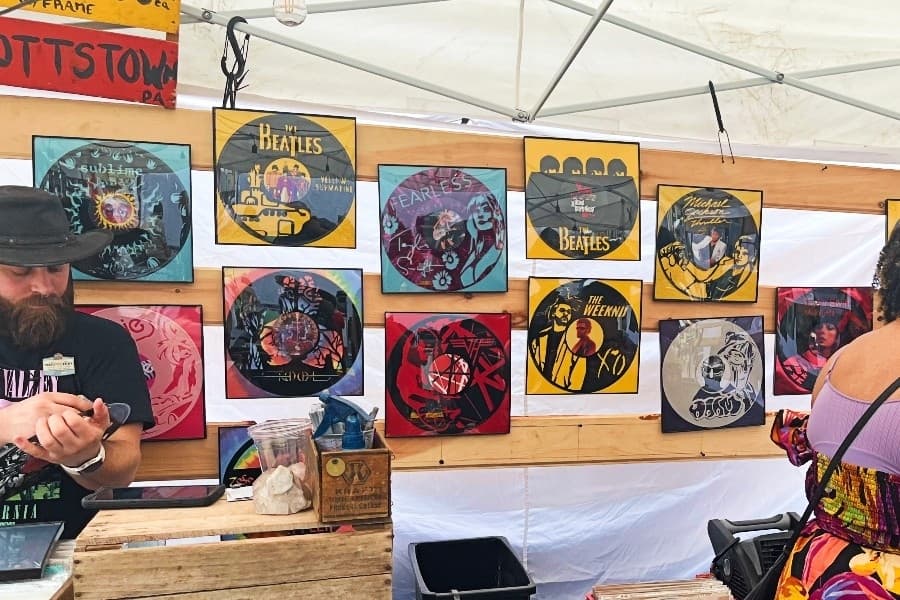 selection of art work 