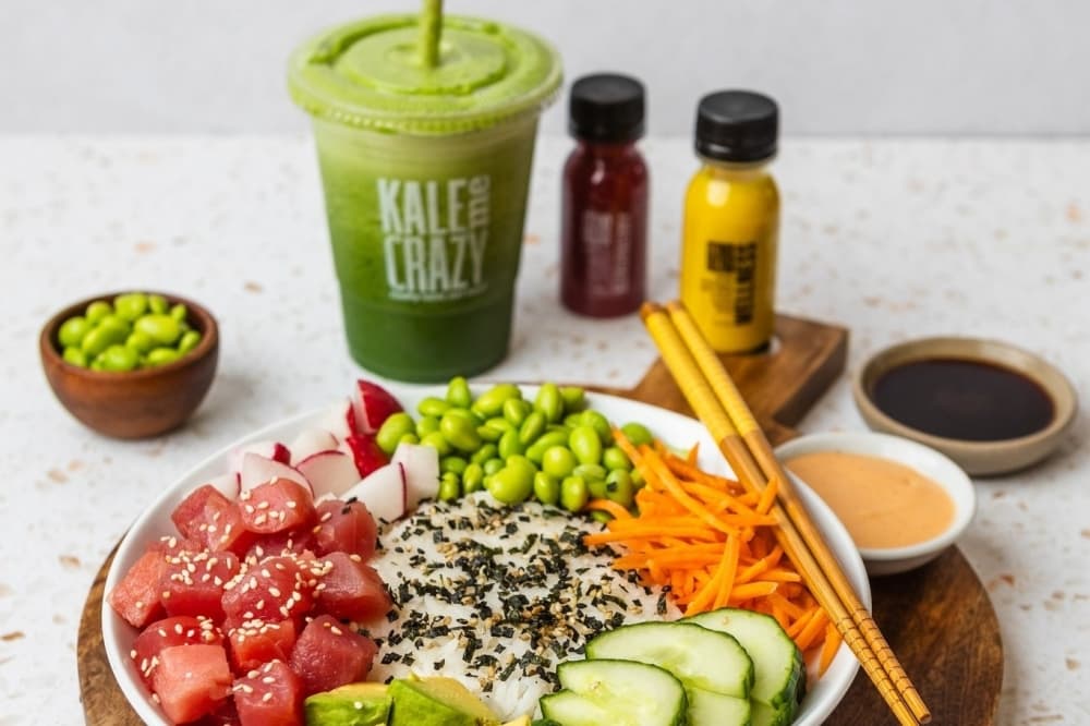 Kale Me Crazy serves health-focused food and drinks in Four Points