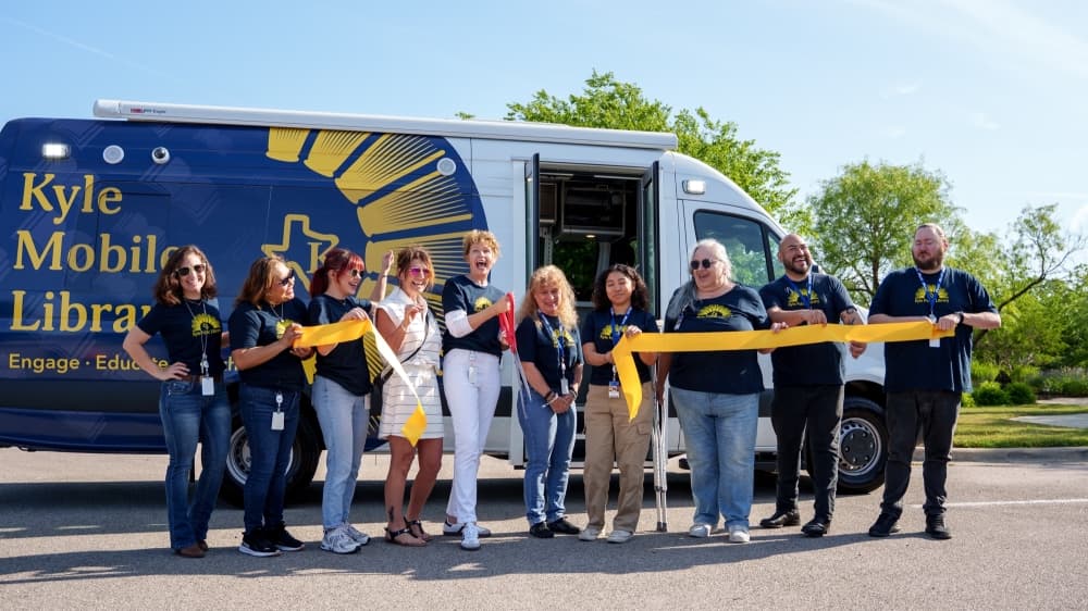 Kyle’s new Mobile Library hits the road