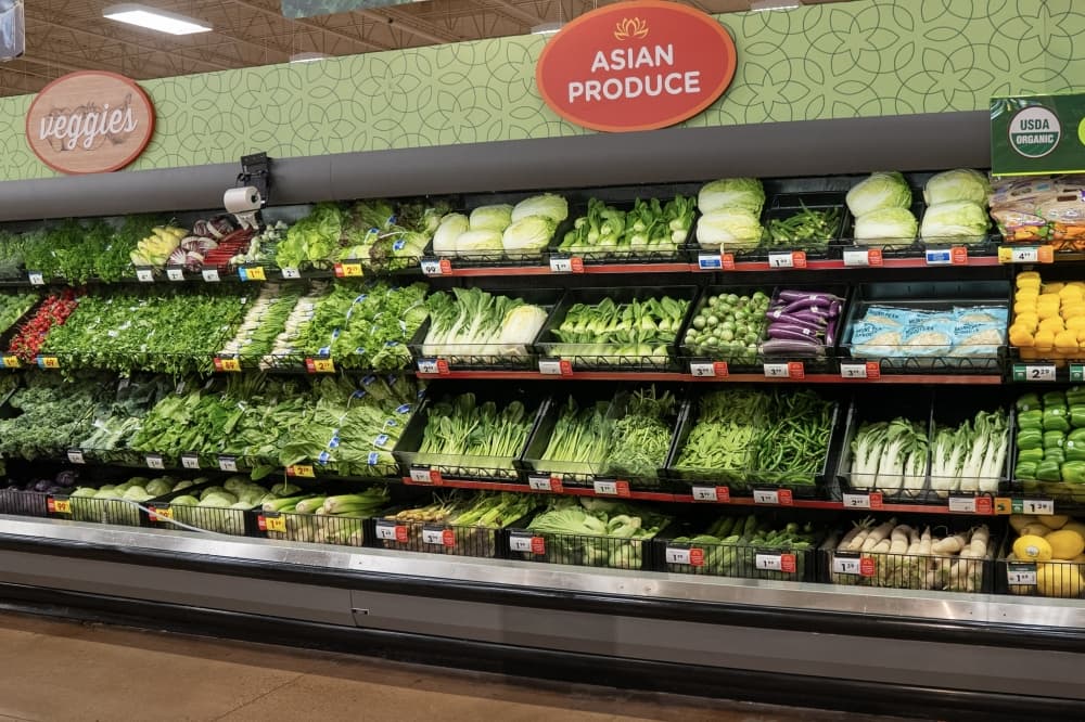 The Asian Experience stores in North Texas include a greater selection of produce, deli items and meat and seafood. 