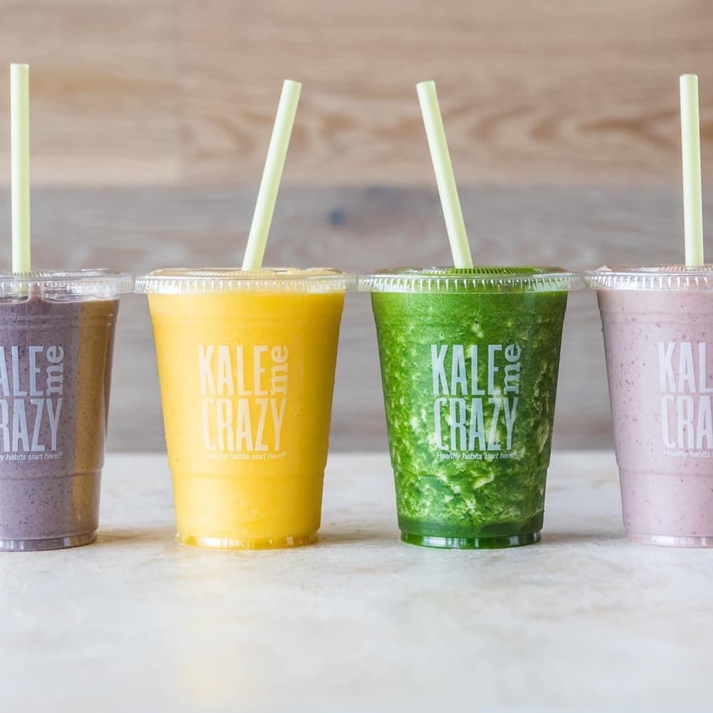 Smoothies in a cup