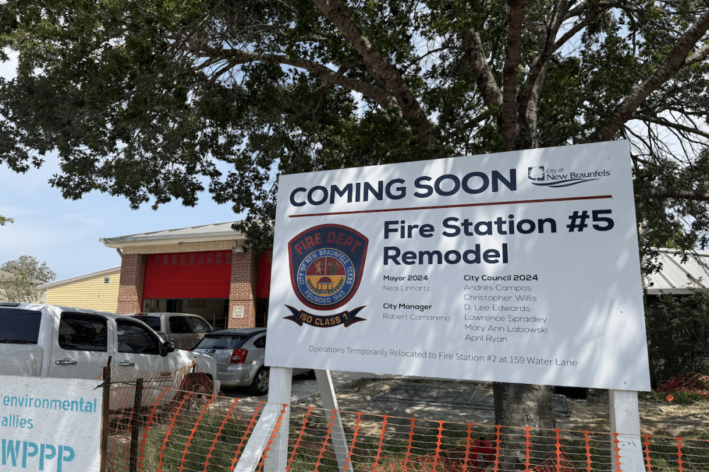 New Braunfels City Council OK’s budget amendment for fire station renovation