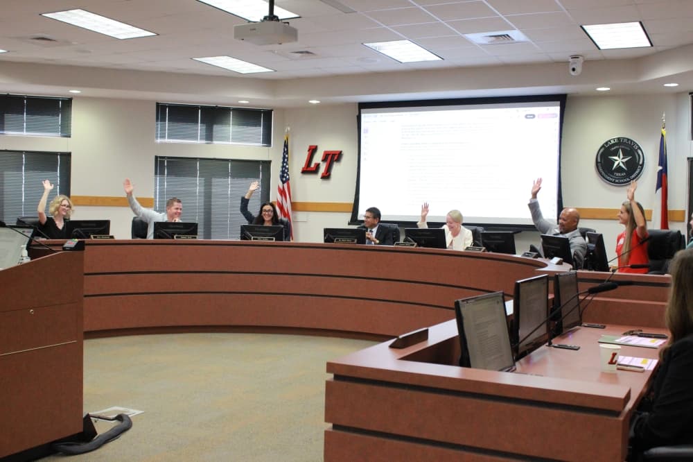 The board of trustees unanimously approved Curtis Null as the new superintendent May 22. (Grace Dickens/Community Impact)