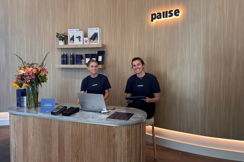 Pause Studio front desk