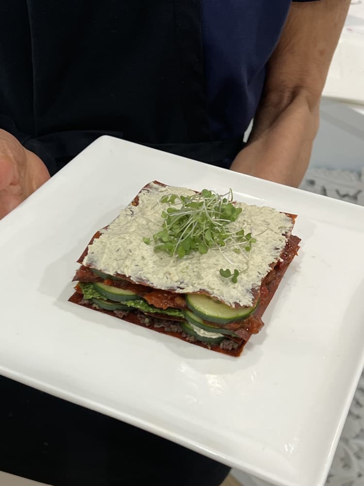 Lasagna is a popular item ordered by customers.(Courtesy Conscious Kitchen)