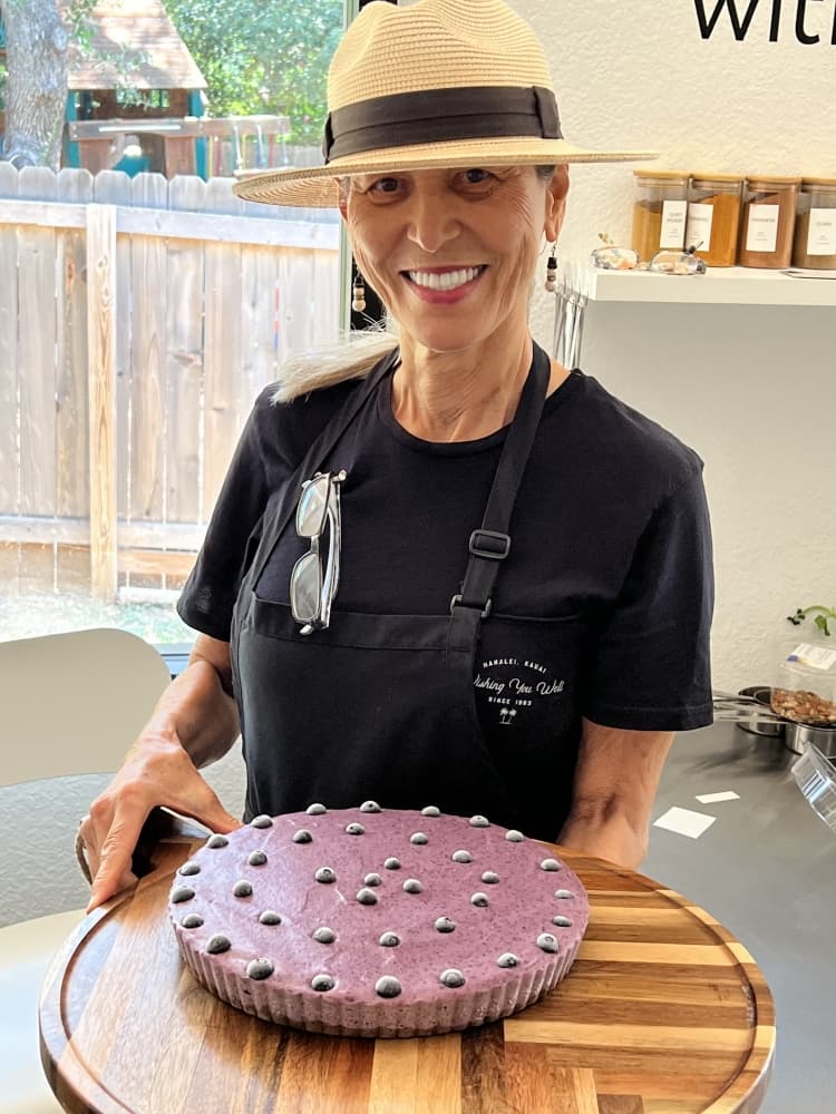 Co-owner Sara Siso prepares plant-based meals and desserts at Conscious Kitchen. (Courtesy Conscious Kitchen)