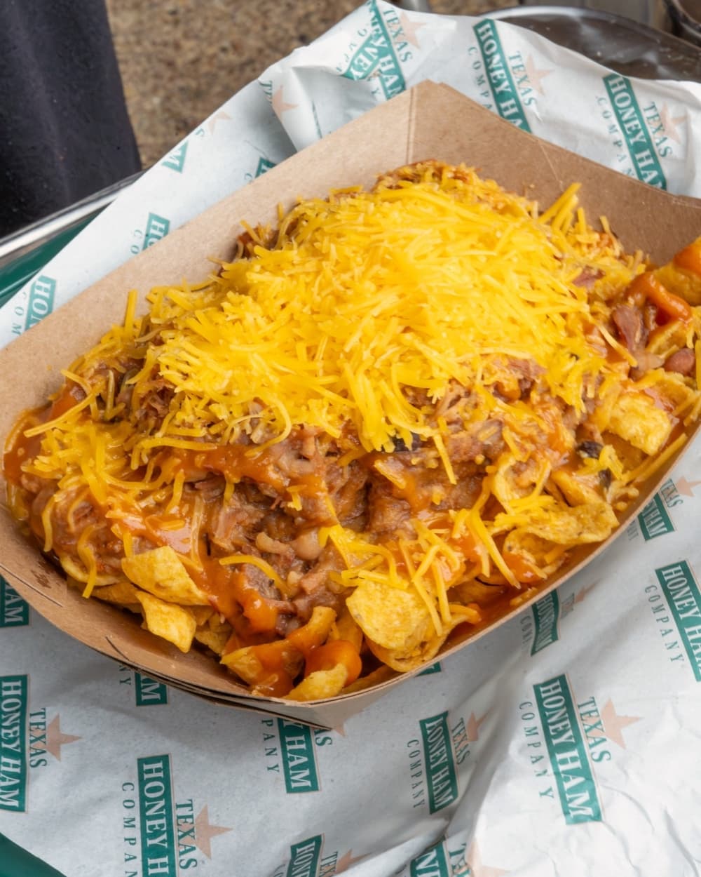 An image of a Frito pie at the business. 