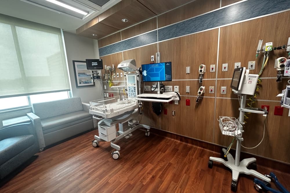 A separate space is designated for twins, with room for double occupancy. (Brooke Sjoberg/Community Impact)