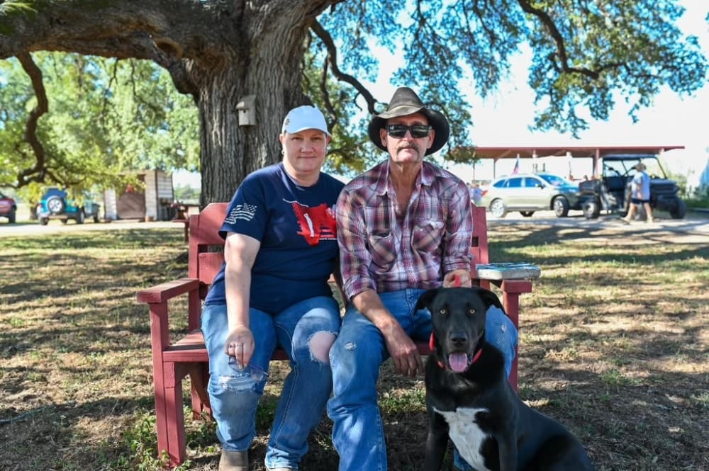 An image of the program coordinator and her husband. 