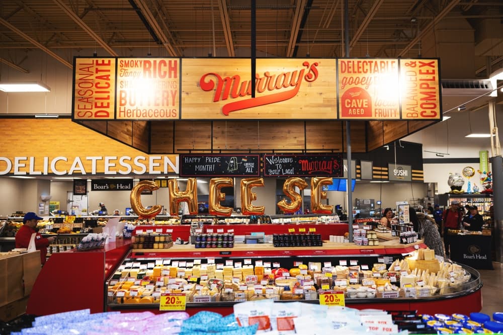 Kroger cheese section
