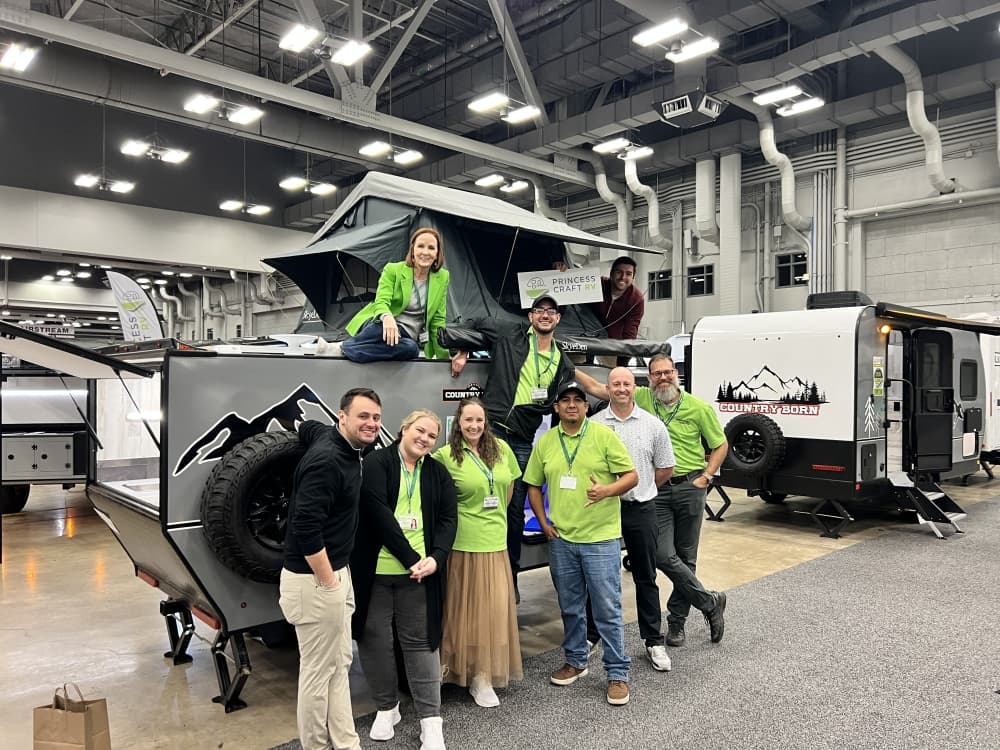 An image of the store's team. 